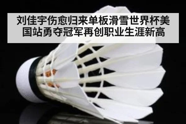 刘佳宇伤愈归来单板滑雪世界杯美国站勇夺冠军再创职业生涯新高